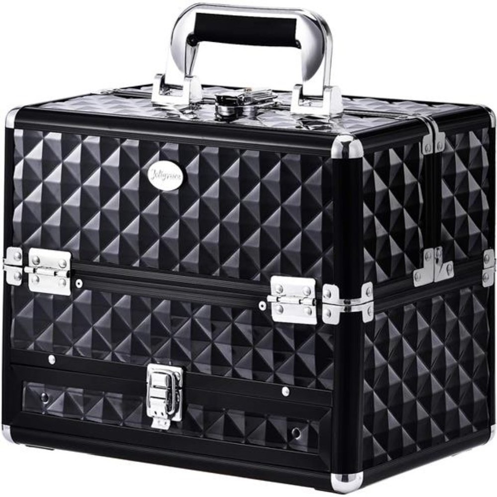 Makeup Train Cases Professional Travel Makeup CosmeticCase Organizer PortableBox